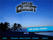 Tablet Screenshot of dreamquesttvshow.com